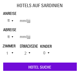 Suchen Sie Ihre Hotel auf Sardinien
