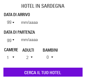 Cerca il tuo hotel in Sardegna
