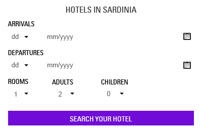 Search your hotel in Sardinia &nbsp;