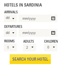 Search your hotel in Sardinia &nbsp;