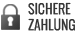 Sichere Zahlung: wir verwenden zertifizierte Bank-Server die einen hohen Sicherheitsstandard gewährleisten.